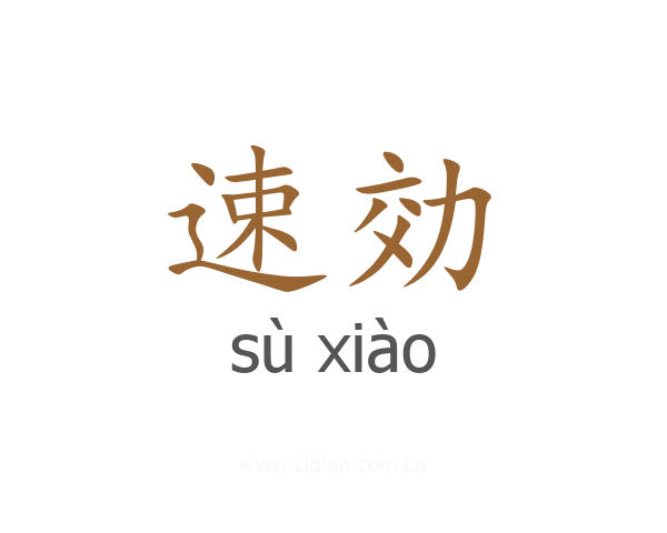 速効