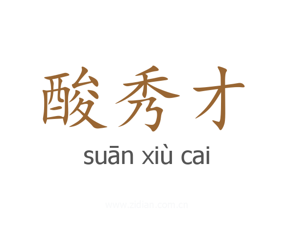 酸秀才