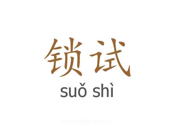 锁试