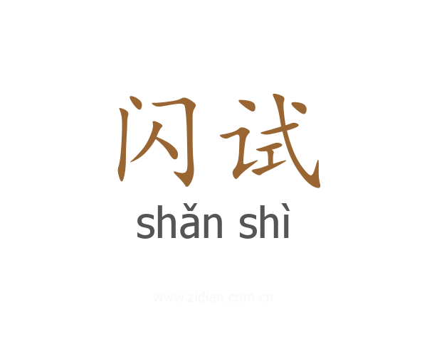 闪试