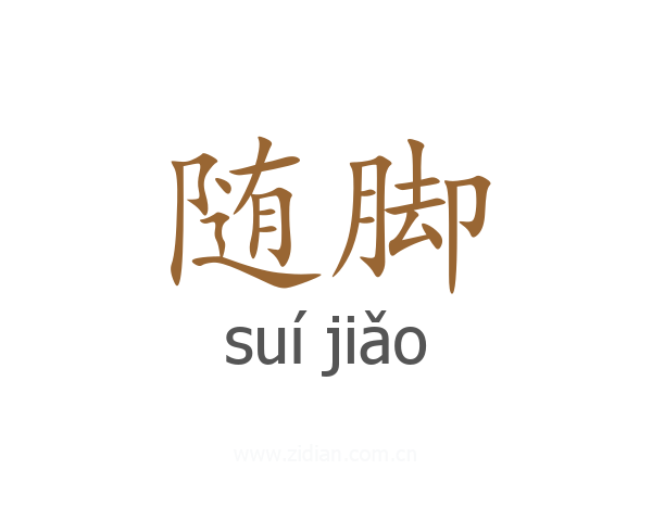 随脚