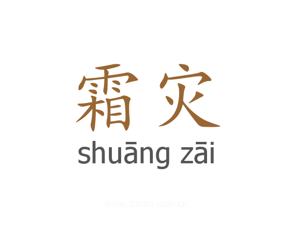 霜灾