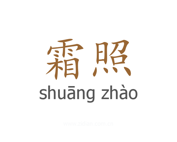霜照