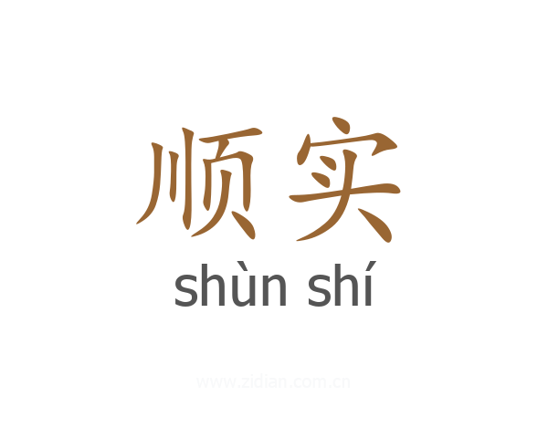 顺实