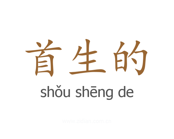 首生的