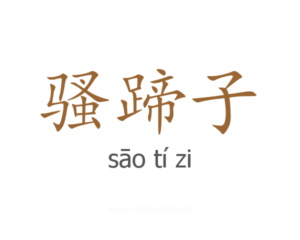骚蹄子