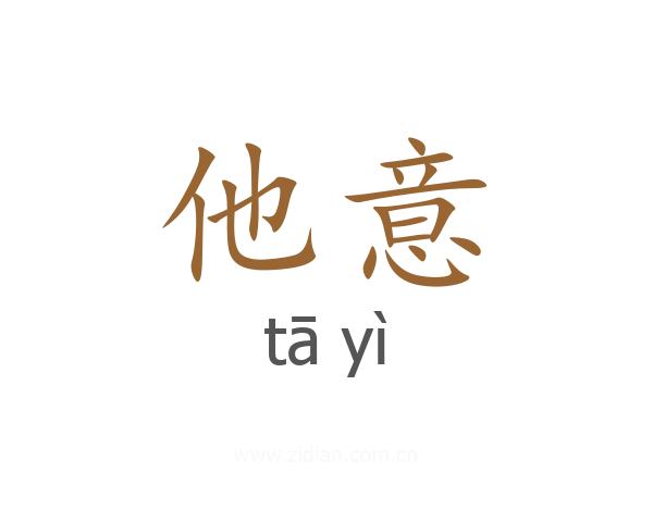 他意