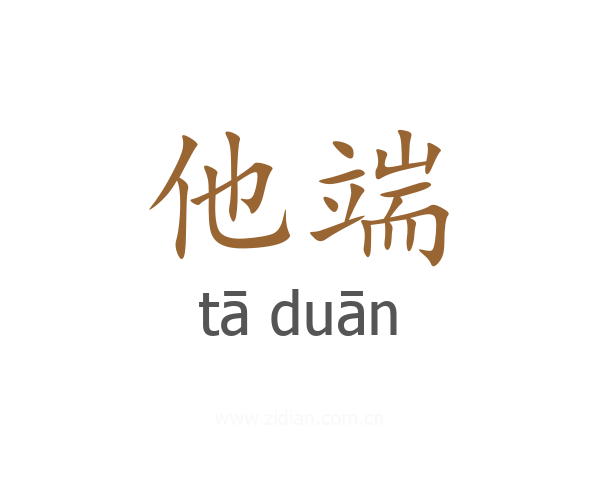 他端