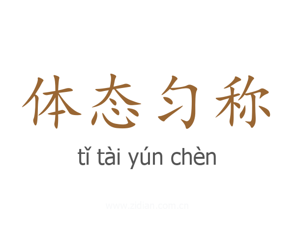 体态匀称