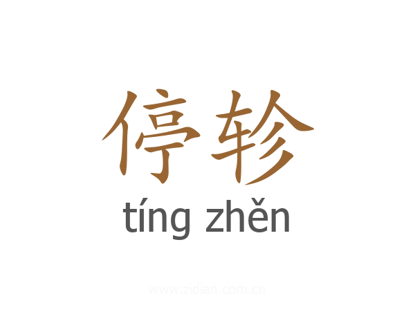 停轸