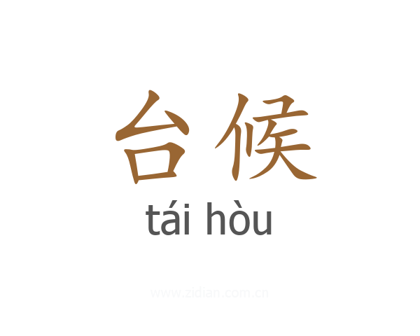 台候