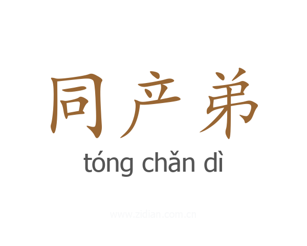 同产弟