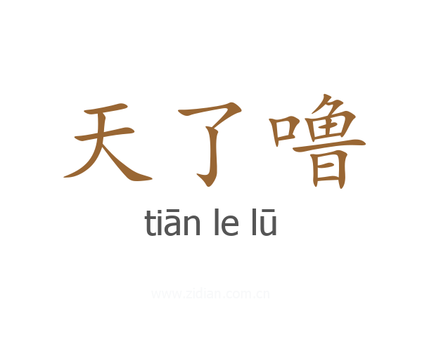 天了噜
