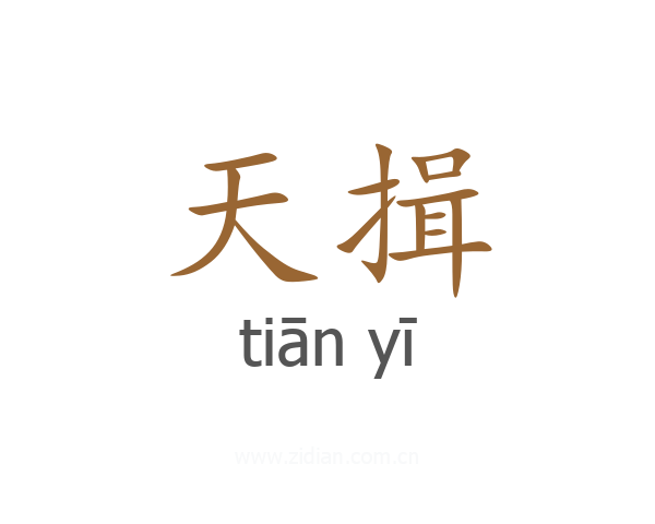 天揖