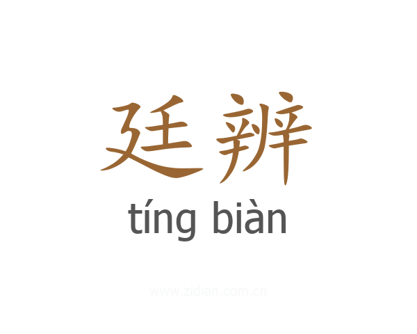 廷辨