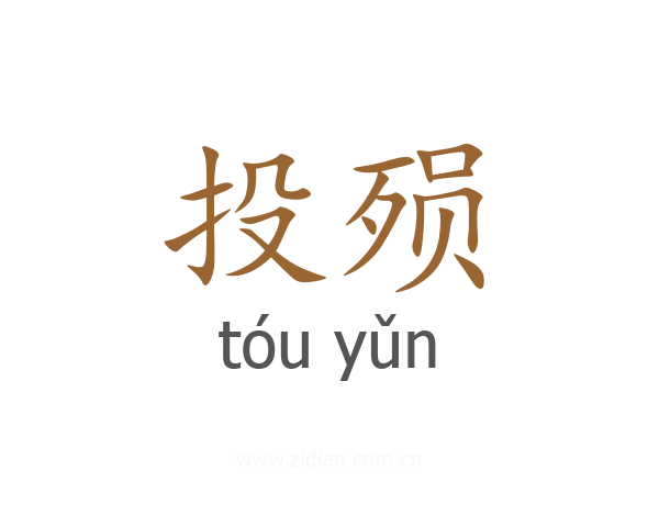 投殒