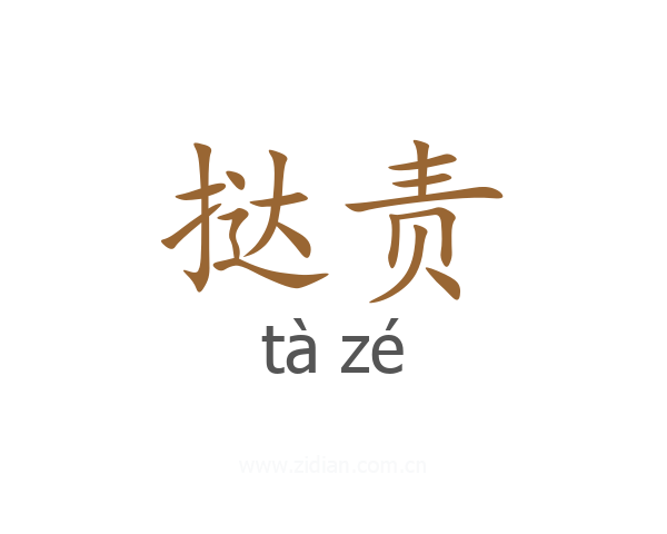 挞责