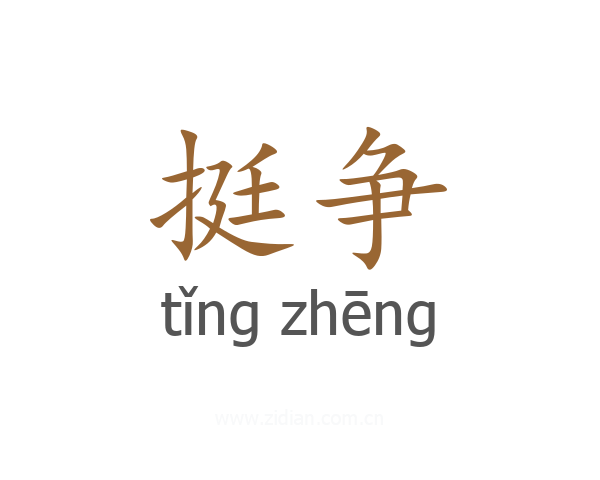 挺争