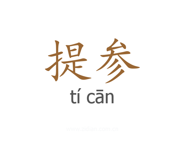 提参