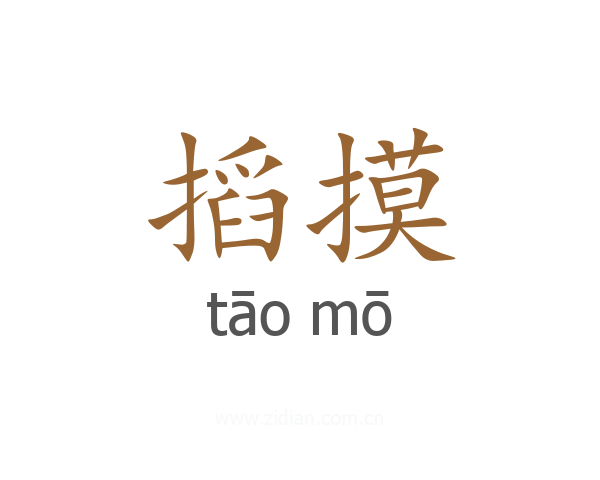 搯摸