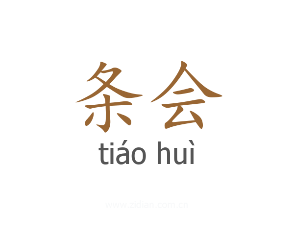 条会