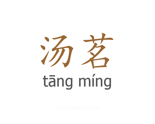 汤茗