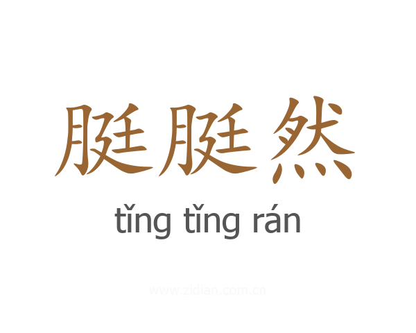 脡脡然
