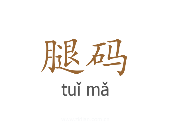 腿码
