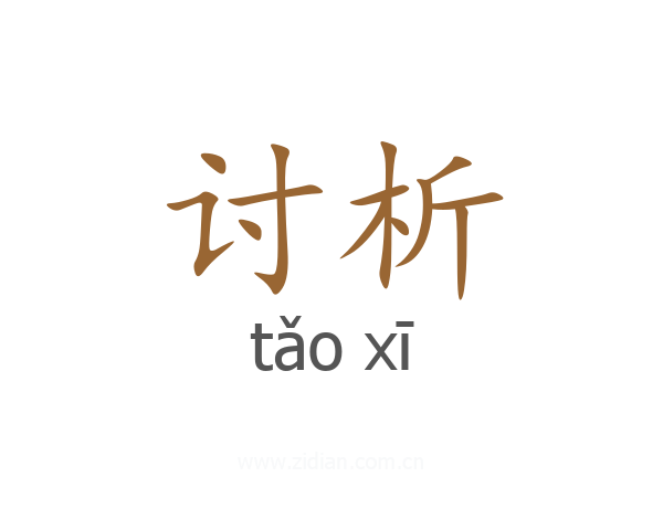 讨析