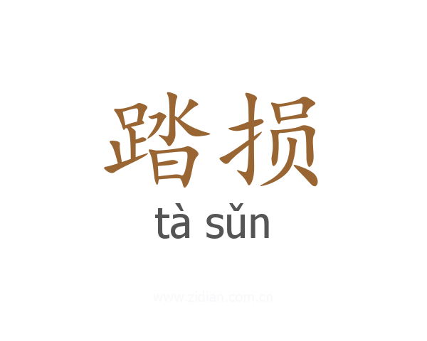 踏损