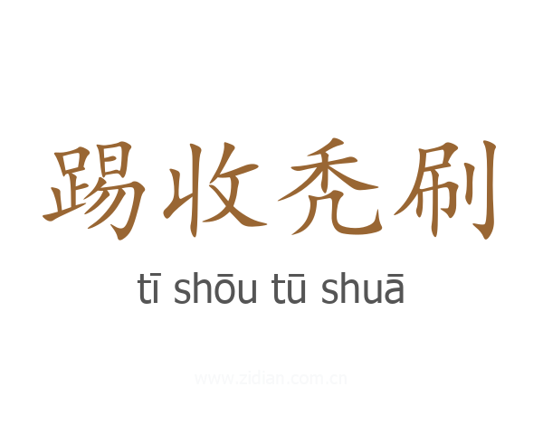 踢收秃刷