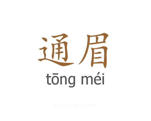 通眉