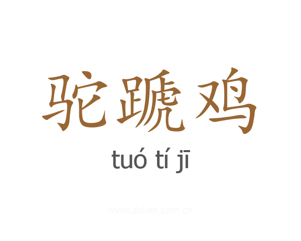 驼蹏鸡