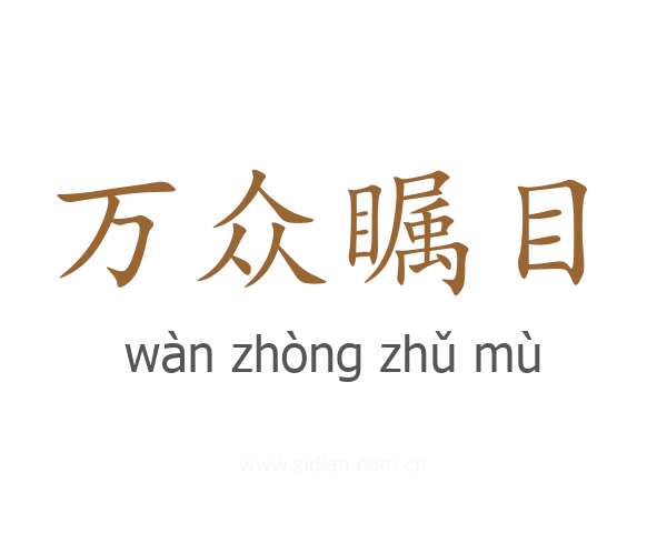 万众瞩目