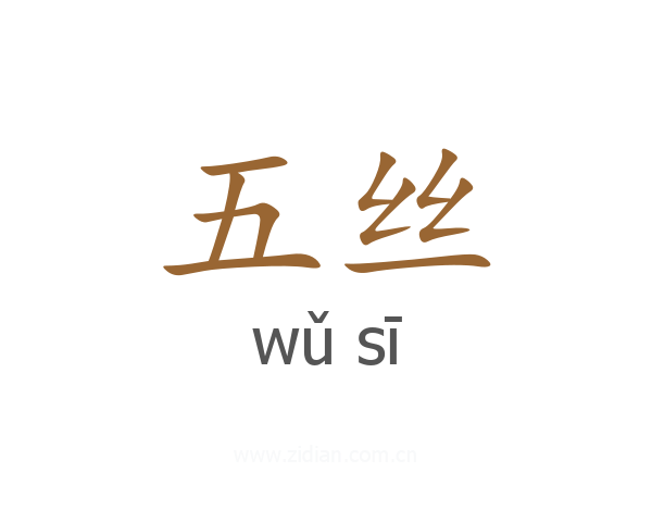 五丝