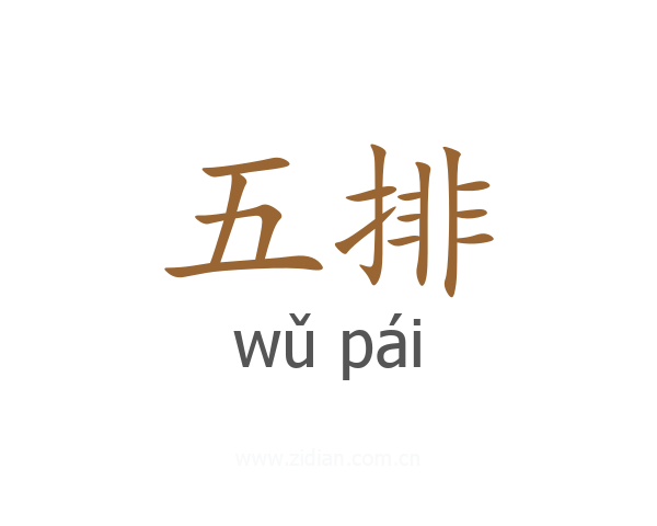 五排