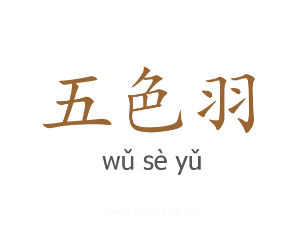 五色羽