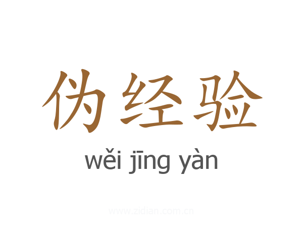伪经验