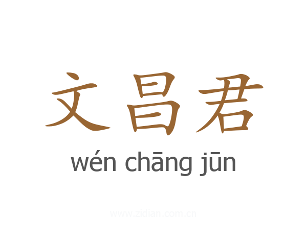 文昌君