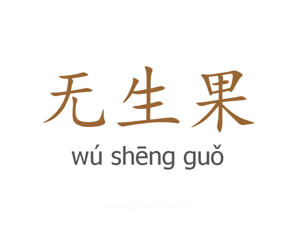 无生果