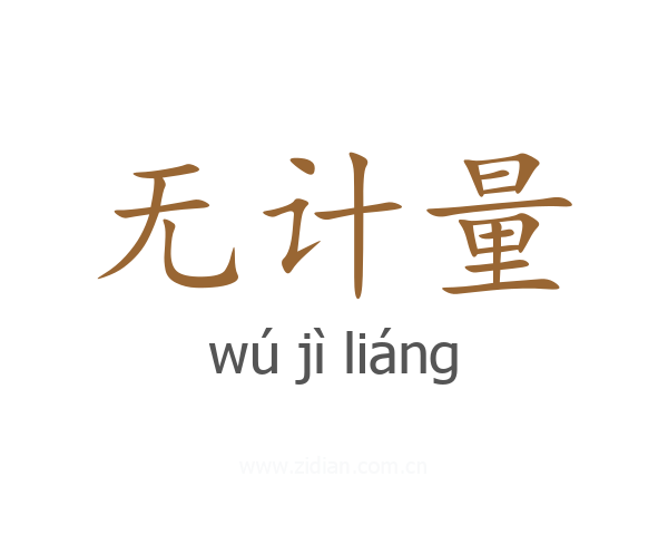 无计量