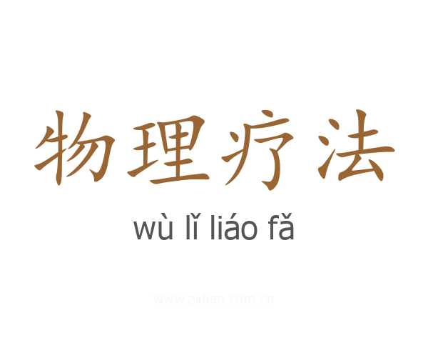 物理疗法