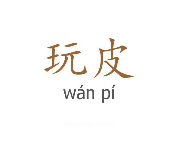 玩皮