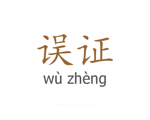 误证