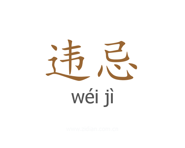 违忌