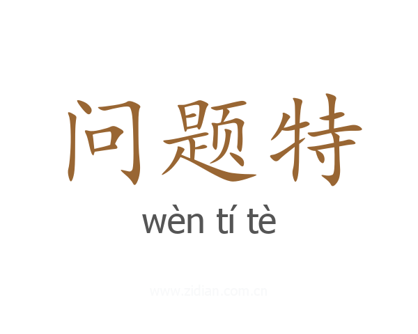 问题特