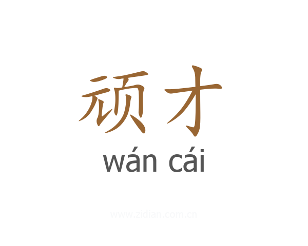 顽才