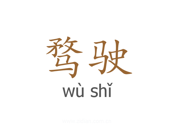 骛驶