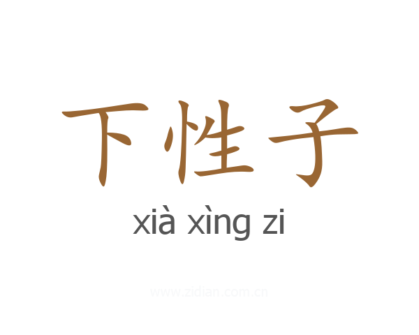 下性子