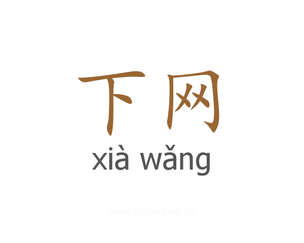 下网